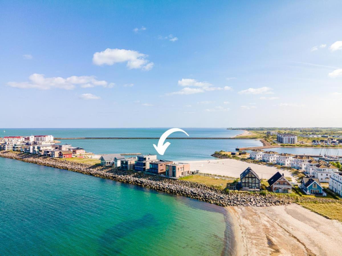 Designer Strandvilla Auf Der Ostsee - Mit Freiem Meerblick Und Dachterrasse Olpenitz Εξωτερικό φωτογραφία