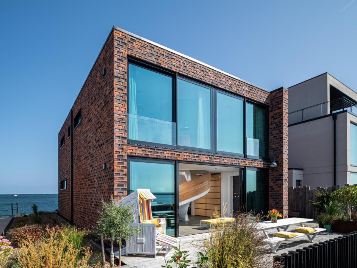 Designer Strandvilla Auf Der Ostsee - Mit Freiem Meerblick Und Dachterrasse Olpenitz Εξωτερικό φωτογραφία