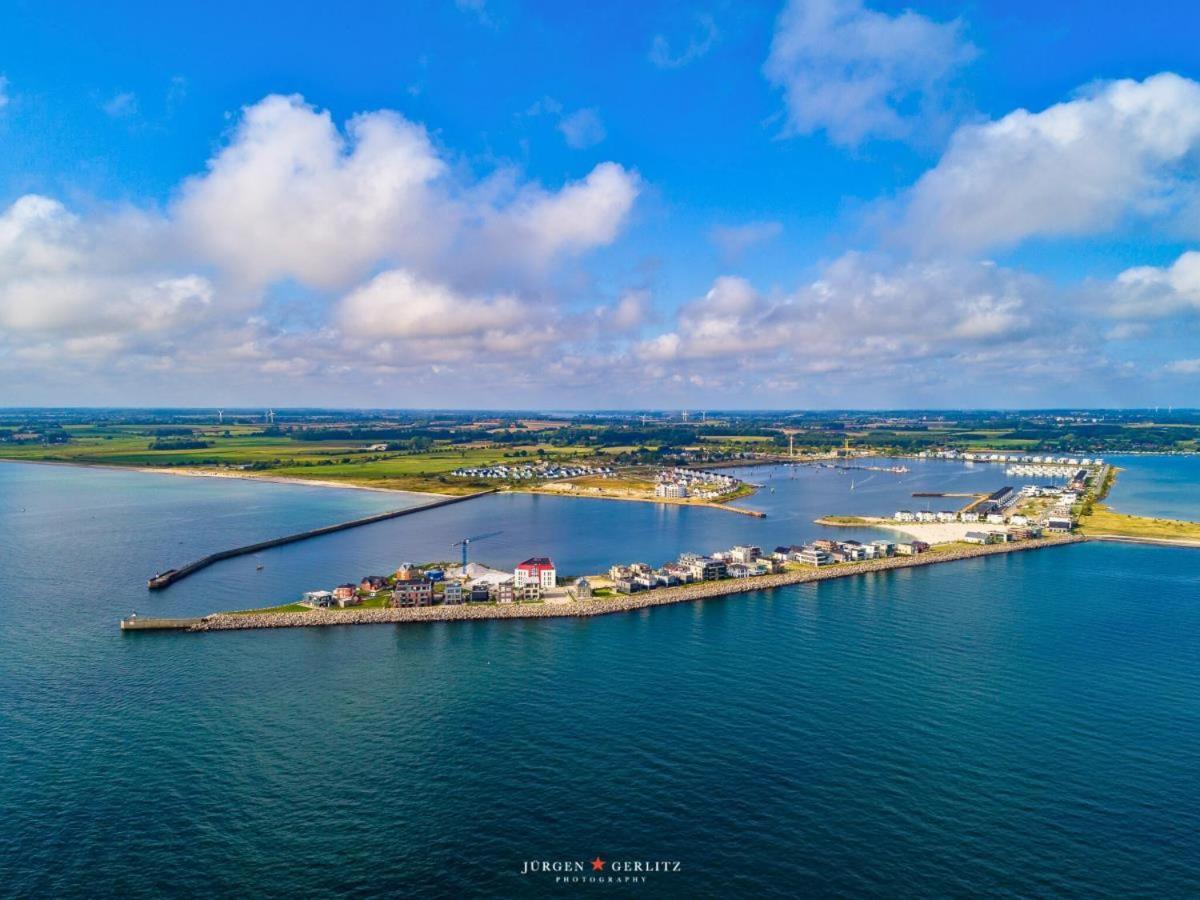 Designer Strandvilla Auf Der Ostsee - Mit Freiem Meerblick Und Dachterrasse Olpenitz Εξωτερικό φωτογραφία